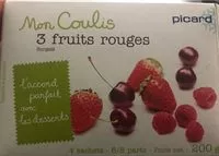 Mängden socker i Mon Coulis aux 3 fruits rouges