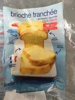 Mängden socker i Brioche Tranchée Pur Beurre Surgelelée Deja Cuite 275 g