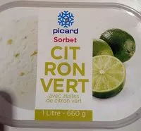 Mängden socker i Sorbet Citron Vert