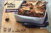 Mängden socker i Moussaka surgelée