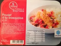 Mängden socker i Poulet à la basquaise et riz