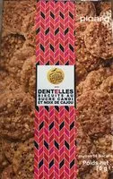 Mängden socker i Dentelles sucre candi et noix de cajoi