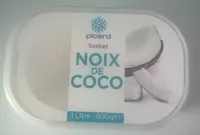 Mängden socker i Sorbet Noix de Coco