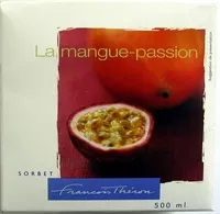 Mängden socker i Sorbet la mangue-passion