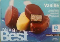 Mängden socker i Mini Best 8 Mini-bâtonnets glacés