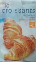 Mängden socker i Croissants pur beurre