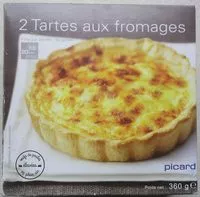 Mängden socker i Tartes au fromage Emmental Comté