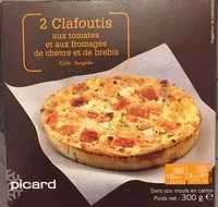 Mängden socker i 2 Clafoutis aux Tomates et aux Fromages de Chèvre et de Brebis