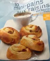 Mängden socker i Mini Pain aux Raisins