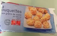 Mängden socker i 14 Chouquettes aux Grains de Sucre Pur Beurre Surgelées Déjà Cuites