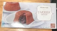 Mängden socker i 2 moelleux chocolat