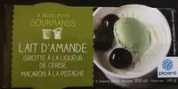 Mängden socker i 2 Mini-pots Crème Glacée Lait D'amandes Et Griottes, 200ml