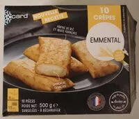 Mängden socker i 10 crêpes emmental