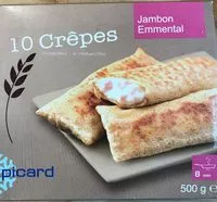 Mängden socker i 10 Crêpes Jambon Emmental