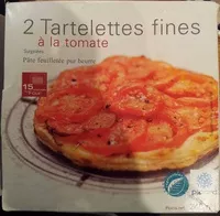 Mängden socker i Tartelettes fines à la tomate