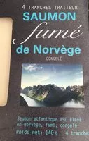 Mängden socker i Saumon fumé de Norvège