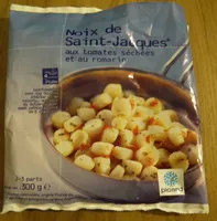 Mängden socker i Noix de Saint-Jacques* aux tomates séchées et au romarin, Surgelé