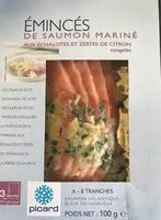 Mängden socker i Émincés de saumon mariné