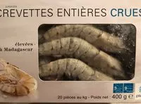 Mängden socker i 8 Crevettes entières crues