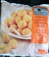 Mängden socker i Pommes noisettes à la patate douce