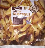 Mängden socker i Façon Rustique Prefrites surgelées