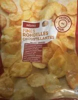 Mängden socker i Fines rondelles croustillantes Grillées