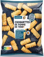 Mängden socker i Croquettes de pommes de terre