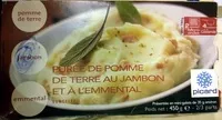 Mängden socker i Purée de pomme de terre au jambon et à l'emmental