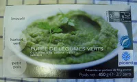 Mängden socker i Purée de légumes verts cuisinée à la crème fraîche Picard
