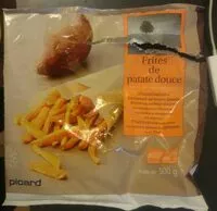 Mängden socker i Frites de patate douce