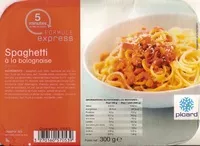 Mängden socker i Spaghetti à la bolognaise, Surgelés