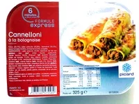 Mängden socker i Cannelloni à la bolognaise