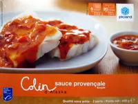 Mängden socker i Colin d'Alaska sauce provençale, Surgelé