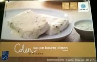 Mängden socker i Colin D'alaska Sauce Beurre Et Citron, Boîte De 400 Grammes