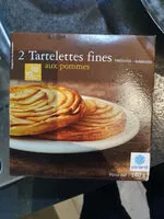 Mängden socker i 2 Tartelettes Fines Aux Pommes Surgelées