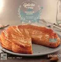 Mängden socker i Galette des Rois frangipane amandes