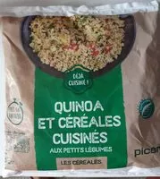 Mängden socker i Quinoa et céréales cuisinées