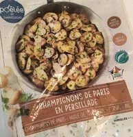 Mängden socker i Champignons de Paris en persillade surgelés