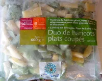Mängden socker i Duo de haricots plats coupés