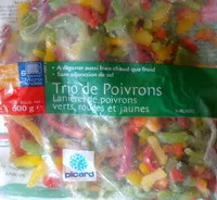 Mängden socker i Trio de poivrons