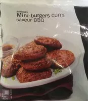 Mängden socker i Mini-Burgers Cuits Saveur BBQ