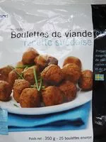 Mängden socker i Boulettes de viande cuites recette suédoise