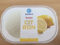 Mängden socker i Sorbet citron