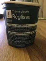 Mängden socker i Crème glacée réglisse