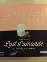 Mängden socker i Crème Glacée Lait d'Amande et Macaron aux Amandes