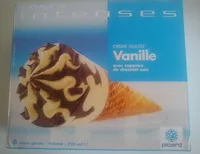 Mängden socker i Cônes intenses crème glacée Vanille