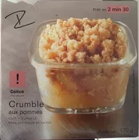 Mängden socker i Crumble pommes