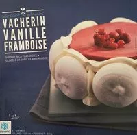 Mängden socker i Vacherin Vanille-framboise. La Pièce De 1600 Millilitres