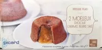 Mängden socker i Moelleux chocolat caramel au beurre salé