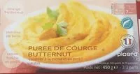 Mängden socker i Purée de courge butternut à la crème